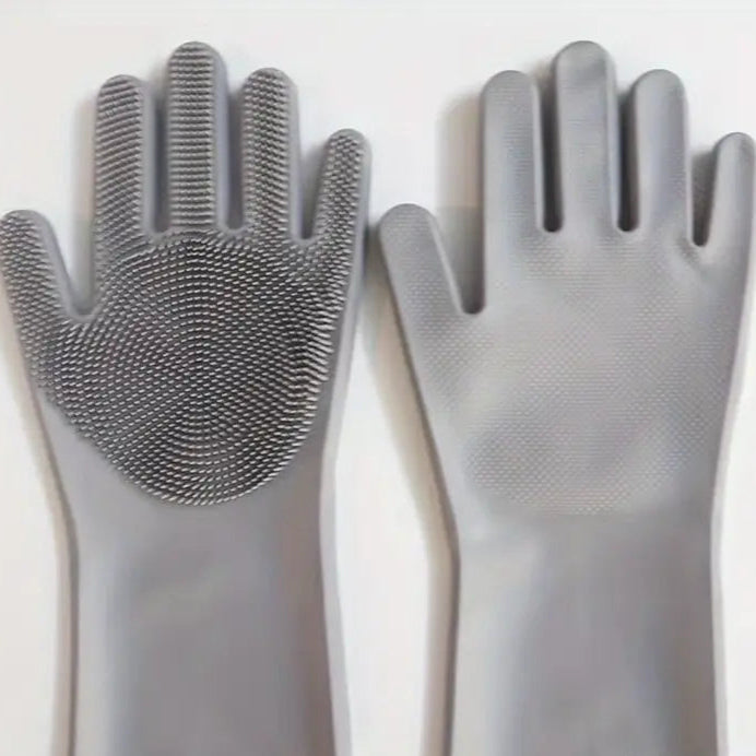 Dog Brush Gloves - Easy Brushing Silicone Gloves - One Size