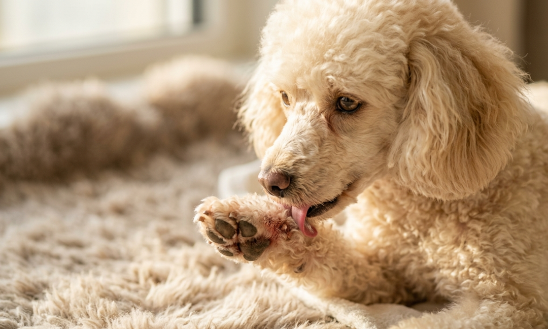 Why Poodles Lick Their Paws Raw: Causes, Allergies and How to Help